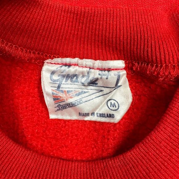 Vintage Grade #1 Sportswear Guards Polo Club Crew Neck Sweatshirt - Size Medium - Picture 4 of 5